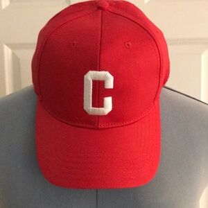 New Pittsburg Crawford Negro League Red Baseball Cap Hat White “C” Lettering